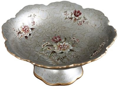 Lejdi Platos de frutas, mesa de centro, bandejas decorativas de cerámica for aperitivos, fruteros, bandejas de frutas, platos de dulces