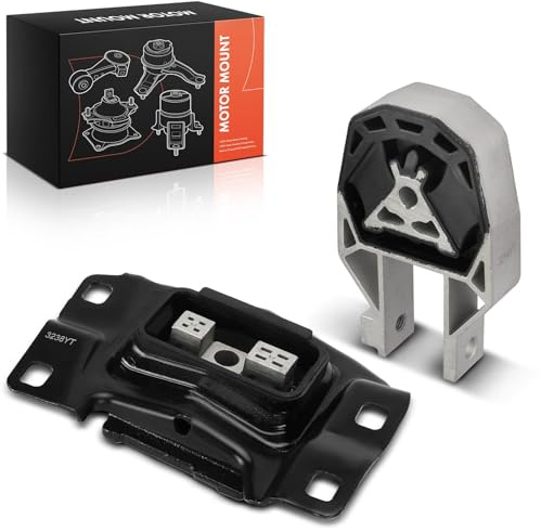 Frankberg 1x Links Motorlager + 1x Hinten Drehmomentstützlager | Kompatibel mit C-Max DM2 1.6 TDCi 1.6 1.8 TDCi 1.8 1.8 FlexiFuel 2.0 TDCi 2.0 2.0 CNG 2.0 LPG 2007-2010 Replace# AV6Z6068A
