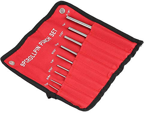 Kit D'outils Professionnels Mécaniques, Ensemble de Poinçons à Rouleau en Acier, 9 Pièces