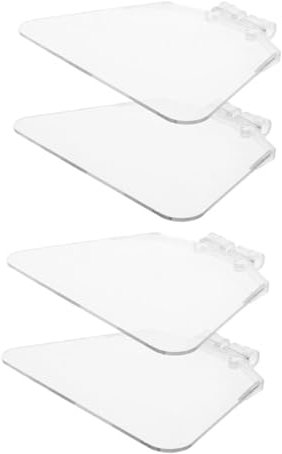 SOESFOUFU 4 Stück Transparentes Augenschutzschild Aus Strapazierfähigem Kunststoff Schutzschild Für Schleif Und Schneidarbeiten Universell Für Werkbänke Und Schleifböcke