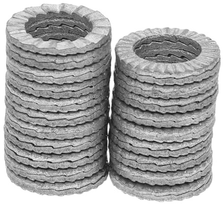 BUGUUYO Rondelles De Verrouillage Sécurisées Haute Résistance M10 Pour Axe De Vélo Jeu De Vis De Boulons