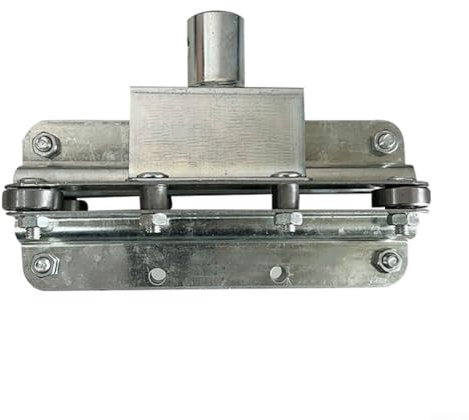 HpLive Gewächshausfolien-Rollenkletterer, Aluminiumlegierung Treibhausfilm-Rollmaschine Elektrische Seitenbelüftung Rankhilfe Gewächshaus-Zubehör, Silber