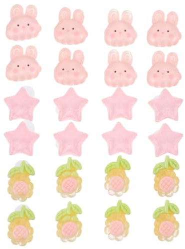FOMIYES 3Er-Set Zehentrenner Aus Weichem Silikon Mit Kaninchen- Sonnenblumen- Und Stern-Motiv – Wiederverwendbare Zehenspreizer Für Damen Zur Präzisen Nagelpflege Und Pediküre