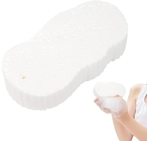 Peeling-Badeschwamm – Kinderdusche Körper Schrubben Pad | Sanfte tägliche Reinigung Badezimmer Zubehör | Weiche Rückseite Badeschwamm | Lustiges Duschzubehör für Frauen, Männer, Mädchen