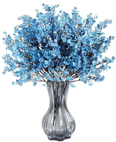 AMLUCKS Fiori artificiali in seta per bambini, giglio della valle, si sente reale, per vaso, casa, ufficio, interni ed esterni, giardino, decorazioni per feste