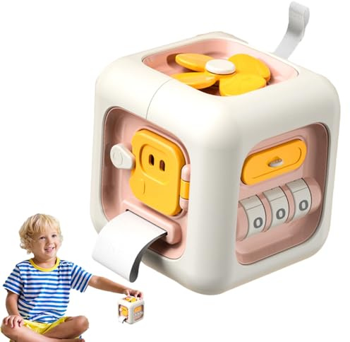 Beschäftigungswürfel Für Kinder,Pädagogisches Lernspiel Zur Feinmotorik Als Reisespiel - Aktivitätswürfel Kinder,Geschenk für Mädchen zu Festtagen und Urlaub