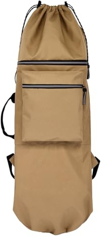 Borsa da trasporto per skateboard, borsa a tracolla, impermeabile, per longboard, longboard, dimensioni 81 cm, borsa da trasporto per skateboard da uomo, impermeabile, zaino per skateboard