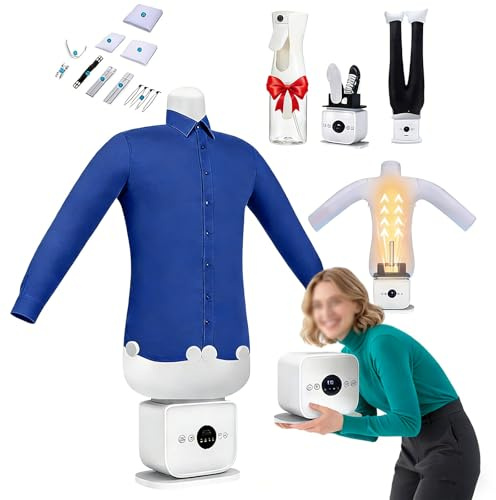 Automatic Ironing Machine – Hands-Free Smart Garment Ironer, Quick 5-10 Minutes Drying, Custom Heat & Timer for Shirts, Pants – Efficient Home Laundry Solution