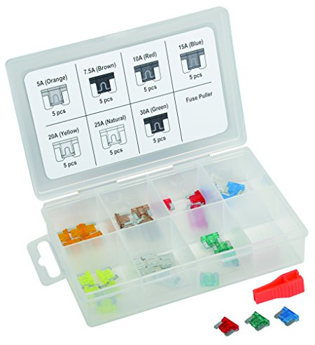 Titan Tools 45237 36-Piece Low Profile Mini Fuse Assortment,One Size