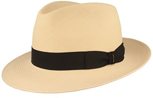 Mayser ORIGINAL Panama-Hut | Stroh-Hut | Sommer-Hut aus Ecuador – Fino - Traditionell Handgeflochten, UV-Schutz 80, Wasserabweisend, Bruchschutz – Exclusive Kollektion