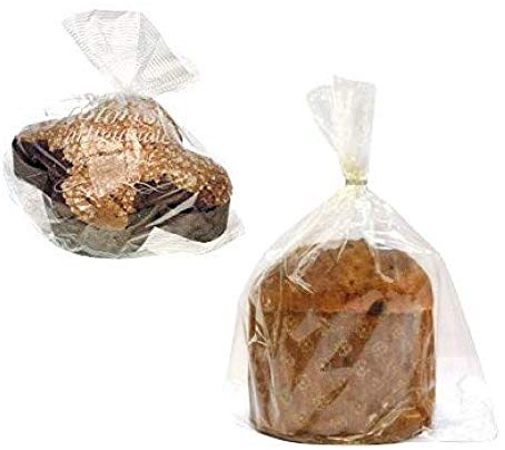 PZ 100 Sacchetti PLP CM 32 X 45 per CONFEZIONARE PANDORO E PANETTONE Busta per Alimenti