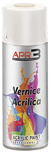 APR3 S4001013 - Smalto Acrilico Spray Multiuso, Bianco Perla, 400 ml, 1 Pezzo