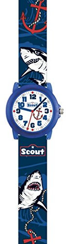 SCOUT Jungen Analog Quarz Uhr mit PU Armband 280305032