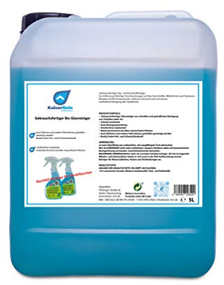 KaiserRein Bio Glasreiniger 5 L Kanister Oberflächen und Fenster-Reiniger Spray Fensterreiniger Spray für Auto, Haushalt Oberflächen