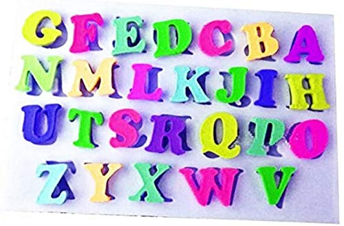 Inception Pro Infinite Stampo in silicone per uso alimentare - lettere dell'alfabeto - Pasta di zucchero - Fondenti - Torte - Pancake - Muffin - Decorazioni