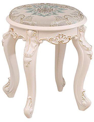YZJJ Vanity Hocker, Vanity Makeup Dressing Hocker Soft Dressing Hocker mit gepolstertem Polster für Restaurant & Lounge