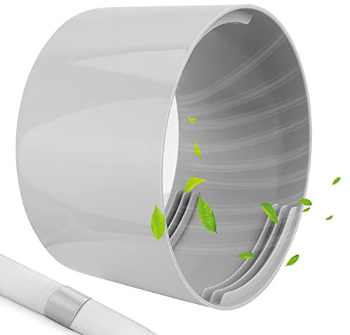 IIRC Acrylonitrile butadiène styrène (ABS) Adaptateur de tuyau raccords de tuyau d'échappement portable de 15 cm pour Climatiseurs Portables Tuyau D'échappement