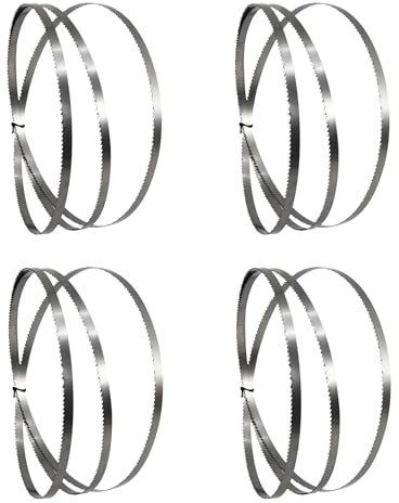 WNJ-TOOL, 4PCS 1400mm Bandsaw Blade Wood Cutting Band Saw Tape 1400x6.35x0.35mm Woodworking Tool Accessories For Draper TPI 6 10 15 (Size : TPI 15)