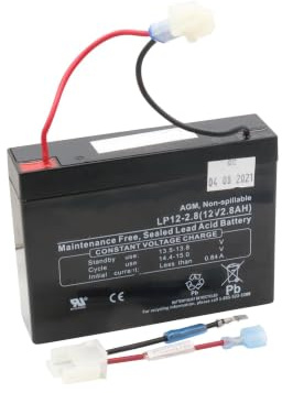 SECURA Batterie 12V 2,8Ah kompatibel mit McCulloch M95-66XC 960210024 Rasentraktor