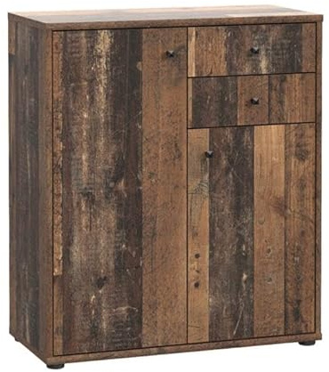 Wohnorama Kommode 2-TRG T2KK50 TEMPRA Old Wood Vintage