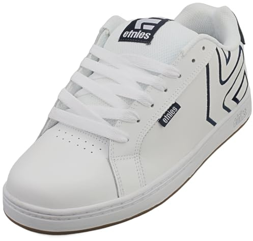 Etnies Fader - Skate Vulcanisée Classique, Construction Renforcée, Confort Coussiné, Baskets du Quotidien