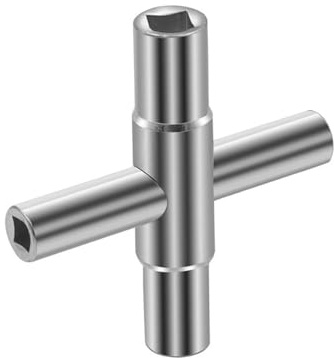 MYGLOAR Chiave Quadrata Multifunzione 4 Vie 6,5-9 mm Ventilazione Pubblica Armadio Contatore Acqua Gas Elettrico