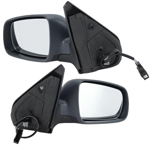 Außenspiegel komplett Für VW Für Bora 1j Für Golf 4 1999-2006 Primer Erhitzt Transparent Spiegel Seite Spiegel Auto Zubehör 5 Pin Tür Rückspiegel Montage Komplette Auto Außenspiegel(1 Pair)