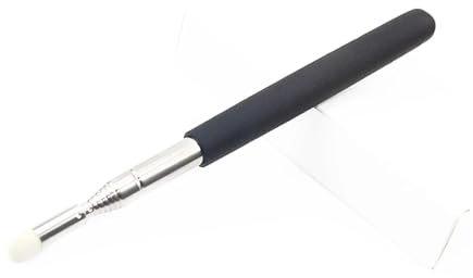 1 puntero especial retráctil para profesor, pizarra para enseñanza escolar, barra de comando, pizarra blanca táctil (negro)