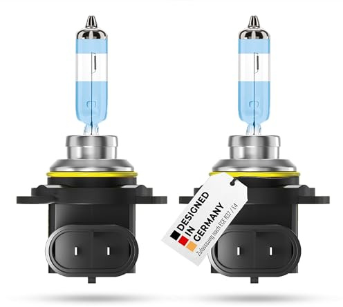 alca® Halogenlampe HIR2, 2 Stk. 12V 55W, Sockel Px22d | 2er-Set, Leuchtmittel für Scheinwerfer, Fahrzeug-Lampe im Auto, Plus 200% mehr Helligkeit, 3500 K