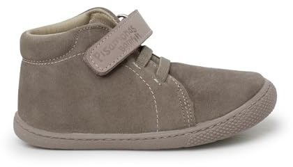 Pisamonas Barfotaboots I Mocka Med Läderrem Och Snören Size 27 Color Sten