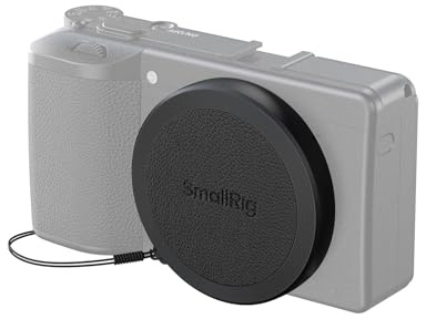 SMALLRIG Copriobiettivo per RICOH GR IV GRIV con cinturino anti-perdita, copriobiettivo in alluminio antigraffio con interno in EVA morbido, accessori per RICOH GR IV - 5680