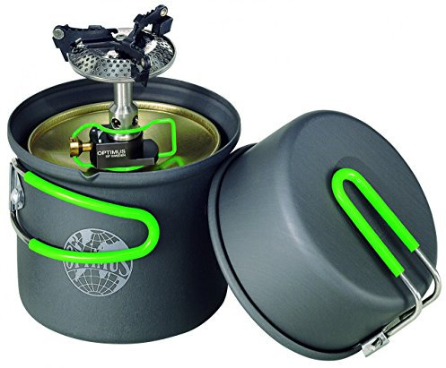 Optimus CRUX Lite mit Terra Solo Kochset 0.6 L Campingkocher Gaskocher