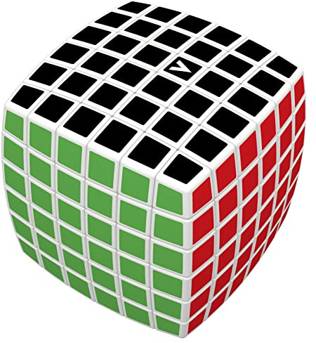 V-CUBE 6 x 6 White Pillow, Professional, Fast, and Smooth, Speed Cube, Puzzle, Fidget Toy