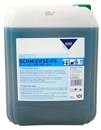 Schmierseife flüßig 10 Liter Kanister von Kleen für alle abwischbaren Oberflächen