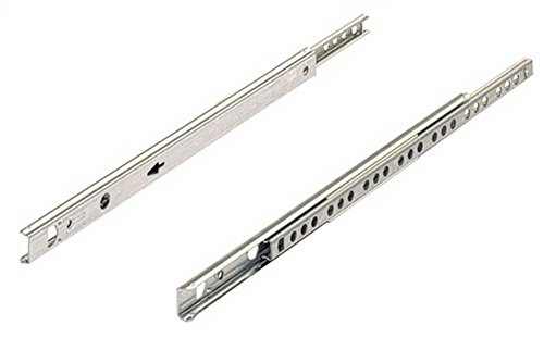 Kugelauszug für 17mm Nut 030767 Schubkastenlänge 450mm Stahl verzinkt