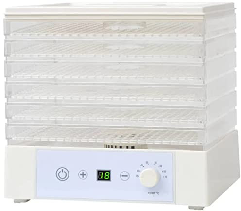 vidaXL Déshydrateur alimentaire avec 6 plateaux 250 W Blanc
