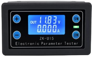 Taikuwu Medidor Multifuncional DC 5V-38V LCD Voltímetro Amperímetro con Pantalla Digital para Controlador de Capacidad de Descarga y Prueba de Voltaje de Corriente Capacidad