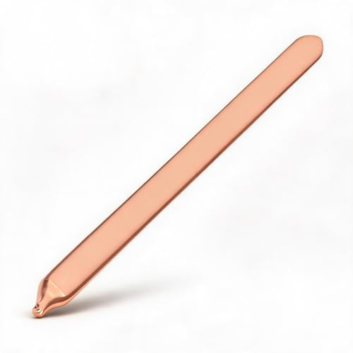Annadue Kupfer Flache Heatpipe,Computer CPU Kühler Kühlkörper Rohrkühlung Heatpipe,für DIY Kühlung Laptop CPU Kühlkörper(100MM)