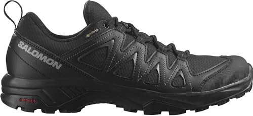 Salomon X Braze Gore-Tex Wasserdichte Herren Outdoorschuhe, Outdoor-bereit, Sportliches Design, Vielseitiger Einsatz, Black, 44 2/3