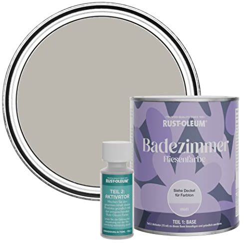 Rust-Oleum wasserfeste grau Fliesenfarbe für Badezimmer in Matt Finish - Gorthleckstein 750ML