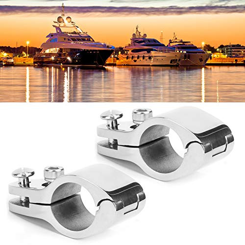 Bimini Halterung, Jaw Slide Clamp With Edelstahl Material Für Langlebigkeit Und Einfache Installation Für Boote Yachten Aufblasbare Und Kommerzielle Schiffe 25Mm