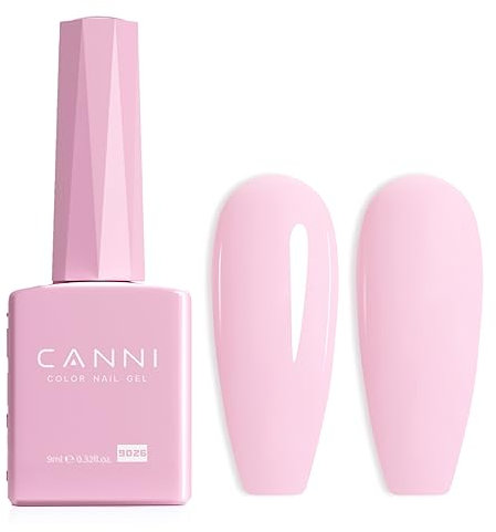CANNI UV Negellack Natur Rosa Gellack Gel UV Nail Art Klassischer und All MatchStil Soak Off Gelnagellack für UV Lampe