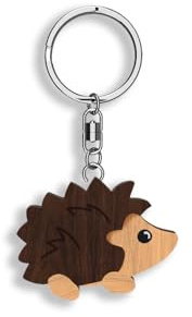 Framan Porte-clés en bois d'animaux sauvages, fabriqué à la main, en différents modèles.