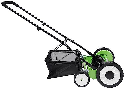 kaWTYY Adjustable Cutting/Handle Height Grass Cutter with Grass Catcher