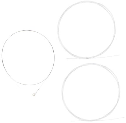 Levemolo 3stücke Balalaikasaiten Aus Nylon Komplettset Stimmige Balalaika Ersatzsaiten Für Balalaika Zubehör Für Balalaikasaiten