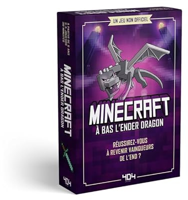 Minecraft - À Bas l'Ender Dragon ! - Le Jeu de Cartes