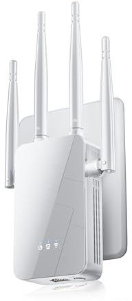 2025 WiFi Booster and Signal Amplifier w/Ethernet Port, 1-Tap Setup
