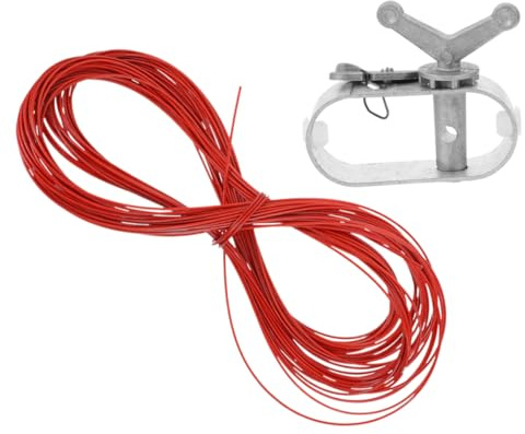 ibasenice 1Juego Cabrestante para Cubierta de Piscina con Cable Pies Tensor de Cables para Cubierta de Piscina Accesorio de Aluminio Resistente