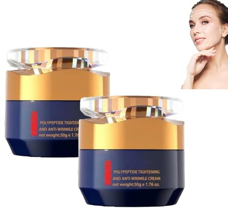 Qingling creme, Qinglingcreme mot rynkor, Qingling Firm- och anti-rynkkräm med polypeptider, Qingling ansiktskräm, Qinglingkräm för rynkborttagning (2 stycken)
