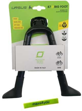 maxxi4you Fahrrad Doppelständer Ursus Big Foot für 28 Zoll - Schwarz inkl Reflexband